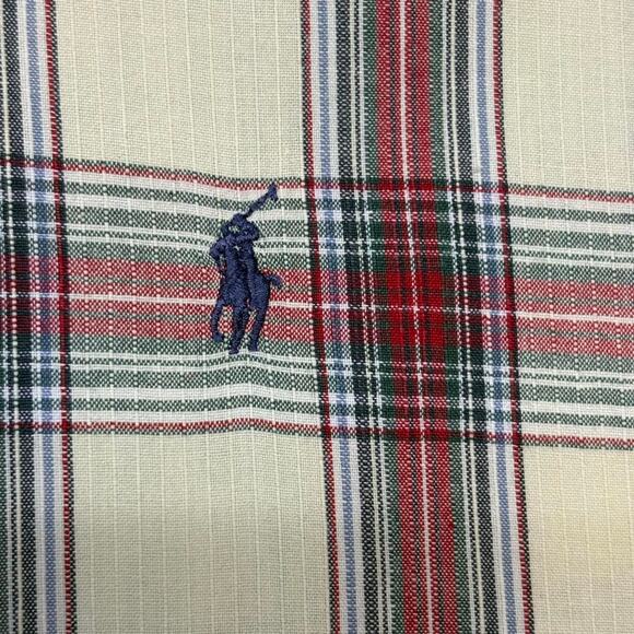 Polo Ralph Lauren VTG Blake Long Sleeve Christmas Plaid Button Down Shirt XXL - Picture 4 of 8